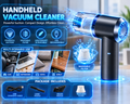 Mini Portable Car Vacuum Cleaner & Air Blower
